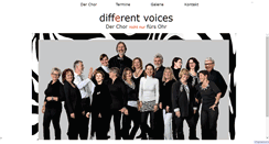 Desktop Screenshot of different-voices-freiburg.de