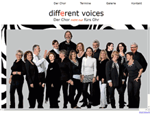 Tablet Screenshot of different-voices-freiburg.de